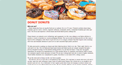 Desktop Screenshot of donutdonuts.com